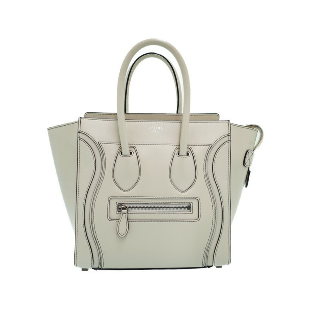 Celine Debossed Shopper Tote Bag